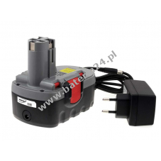 Bateria do Bosch Typ 2607335688 okrga podstawa Li-Ion razem z adowark