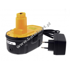 Bateria do lampy fluorescencyjnej Dewalt D527N 1400mAh Li-Ion razem z adowark